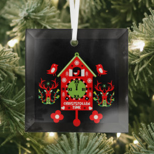 Adorno De Cristal Christstollen Weihnachtsstollen Stollen Xmas Apron