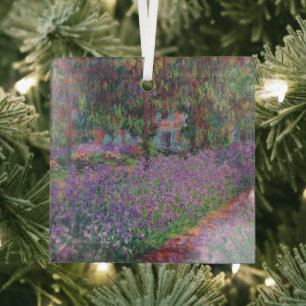 Adorno De Cristal Claude Monet El jardín del artista en Giverny