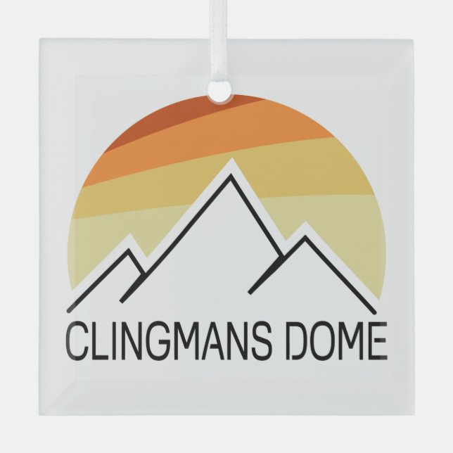 Adorno De Cristal Clingmans Dome Retro (Anverso)