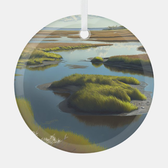 Adorno De Cristal Coastal Tranquility (Anverso)