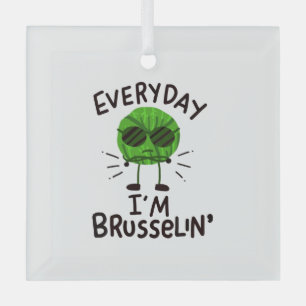 Adorno De Cristal Coles de Bruselas veganas