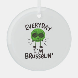 Adorno De Cristal Coles de Bruselas veganas