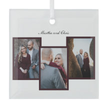 Collage de fotos Red Elegant Engried Script 3