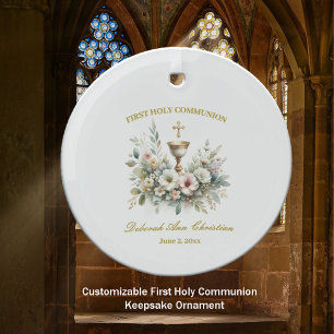 Adorno De Cristal Collar floral primer collar comunitario