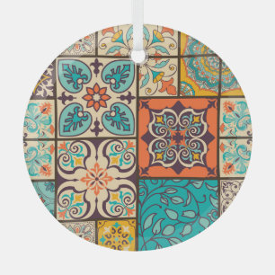 Adorno De Cristal Colorido mosaico de mosaico mallico islámico