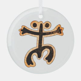 Adorno De Cristal Coqui Taino Ornament