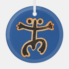 Adorno De Cristal Coqui Taino Ornament