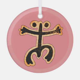 Adorno De Cristal Coqui Taino Ornament