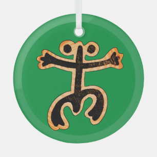 Adorno De Cristal Coqui Taino Ornament