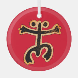 Adorno De Cristal Coqui Taino Ornament