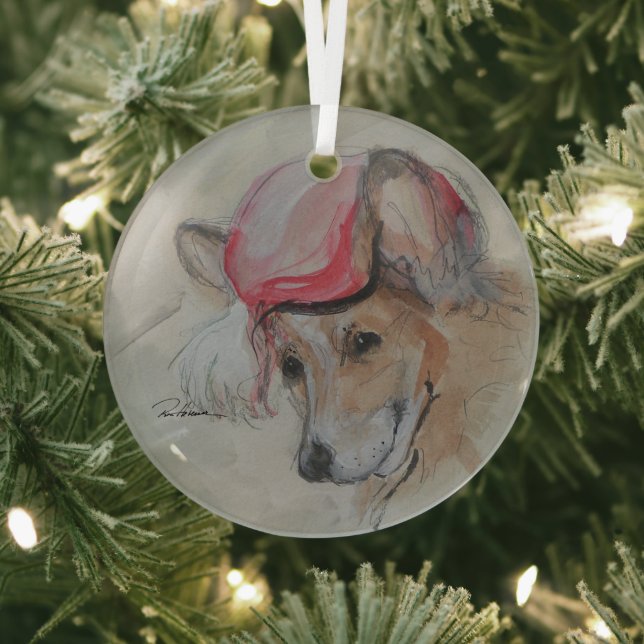 Adorno De Cristal Corgi de Hevener (in situ)