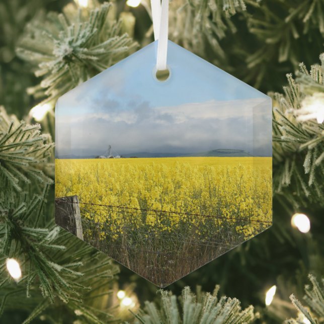 Adorno De Cristal Cosecha dorada (in situ)