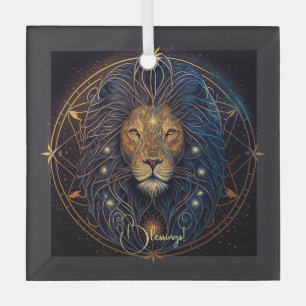 Adorno De Cristal Crea tu propia Astrología Mística Leo Zodiac