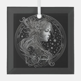 Adorno De Cristal Crea tu propia astrología mística Virgo Zodiac