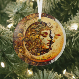 Adorno De Cristal Crea tu propia diosa de la luna de vapor