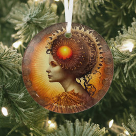 Adorno De Cristal Crea tu propia diosa del sol de Steampunk victoria