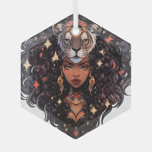 Adorno De Cristal Crea Tu Propia Mujer Afroamericana Leo