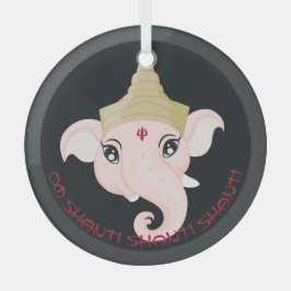 Adorno De Cristal Crea tu propia y colorida ganesh