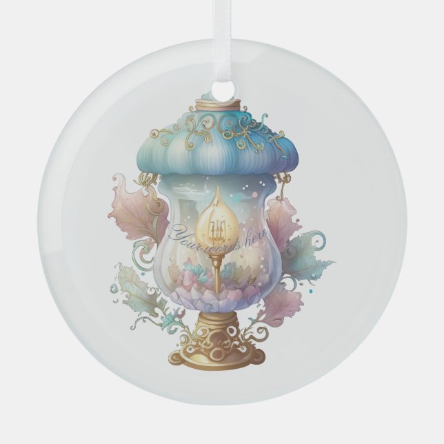 Adorno De Cristal Crea tu propia y encantadora lámpara de hadas (Anverso)