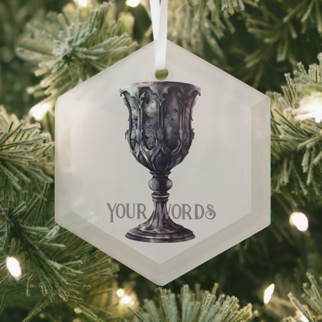 Adorno De Cristal Crea tu propio cáliz gótico medieval (in situ)