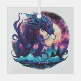 Adorno De Cristal Crea tu propio dragón de agua kraken mítico