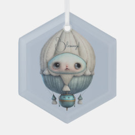 Adorno De Cristal Crea tu propio globo de aire caliente de vapor lin