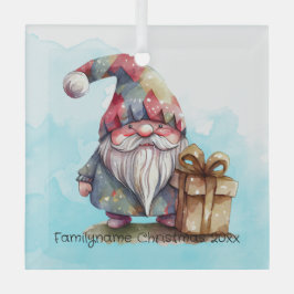 Adorno De Cristal Crea tu propio gnomo de Navidad arlequín de arcoír