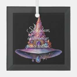 Adorno De Cristal Crea tu propio Gorra de brujas de Bejeweld colorid