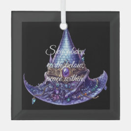 Adorno De Cristal Crea tu propio Gorra de brujas de dragón pelado co