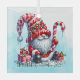 Adorno De Cristal Crea tu propio hogar de Navidades de candys de men