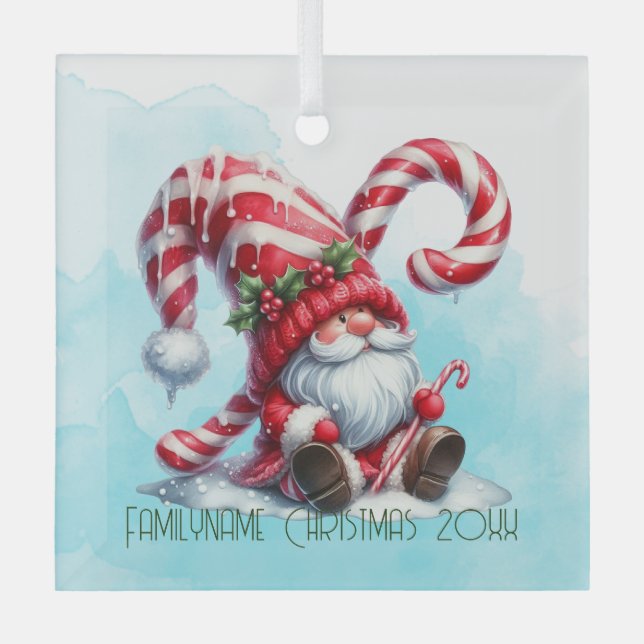 Adorno De Cristal Crea tu propio hogar de Navidades de Peppermint Dr (Anverso)