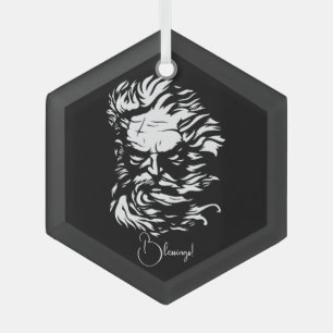 Adorno De Cristal Crea tu propio jefe de Zeus