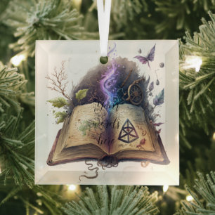 Adorno De Cristal Crea tu propio libro de hélices de garganta
