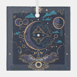 Adorno De Cristal Crea tu propio lunar celestial místico