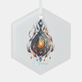 Adorno De Cristal Crea tu propio Topacio De Fuego Bejeweld