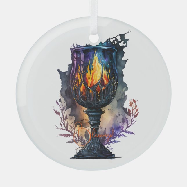 Adorno De Cristal Crear su propio Goblet de Incendios (Anverso)