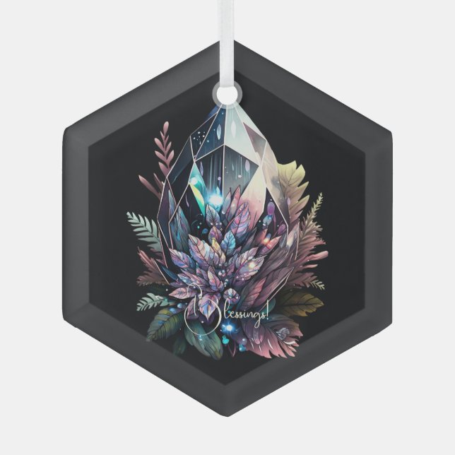 Adorno De Cristal Crear sus propios cristales brillantes (Anverso)