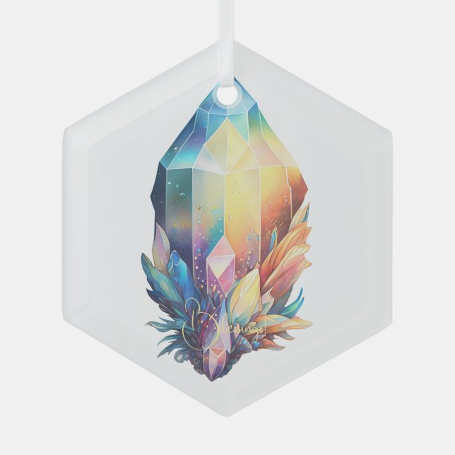 Adorno De Cristal Crear sus propios cristales de arcoiris (Anverso)