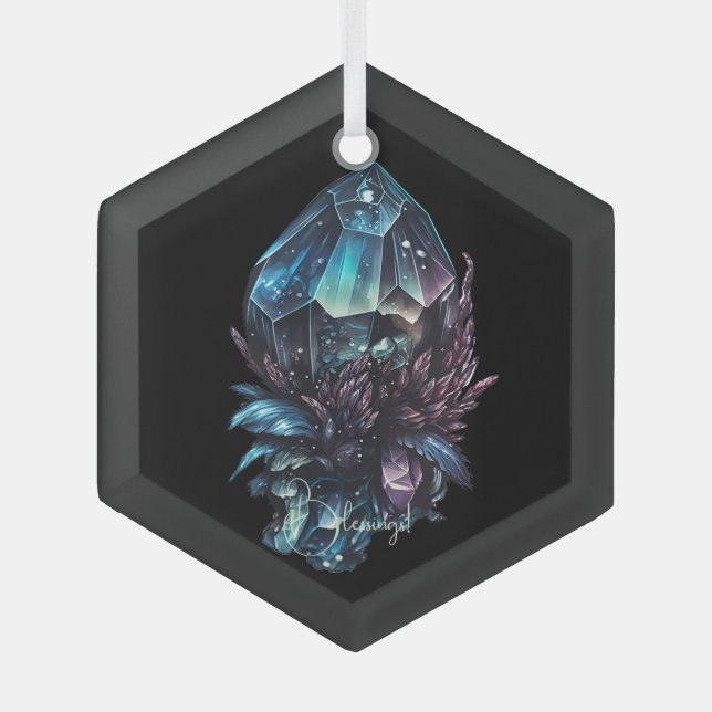 Adorno De Cristal Crear sus propios cristales oscuros (Anverso)