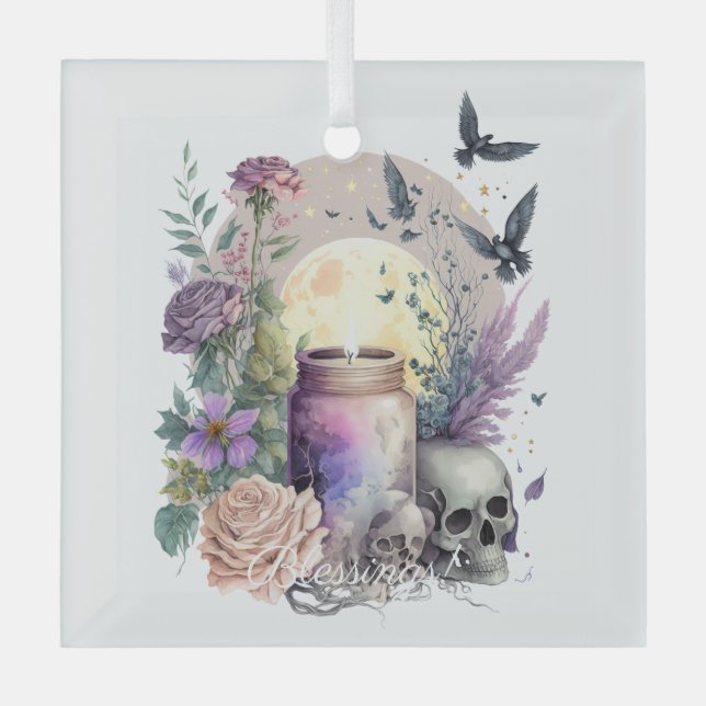 Adorno De Cristal Crear sus propios Rosas góticos (Anverso)