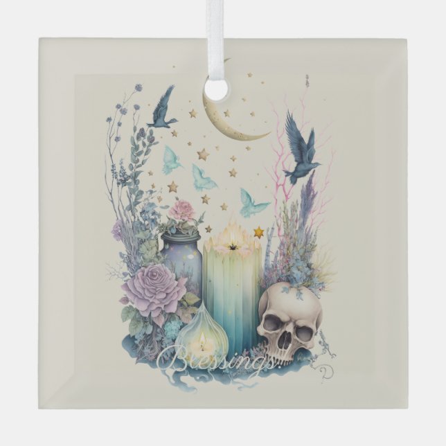 Adorno De Cristal Crear tu propio otoño gótico celestial (Anverso)