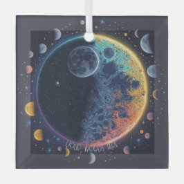 Adorno De Cristal Crear tus propias lunas arcoiris