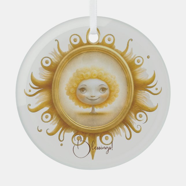 Adorno De Cristal Crear un árbol de sol propio (Anverso)