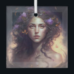 Adorno De Cristal Create Your Own Scorpio Sun Sign Zodiac Goddess<br><div class="desc">This ornament features magical, mystical artwork that you can customize by personalizing it for annual sacred wheel sabbats & other celebrations. They also make terrific gifts for friends, family & sister witches. Inspired by a desire to help others express themselves: their moods, thoughts, feelings, beliefs – all of the things...</div>