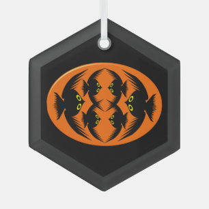 Adorno De Cristal Crows de Halloween