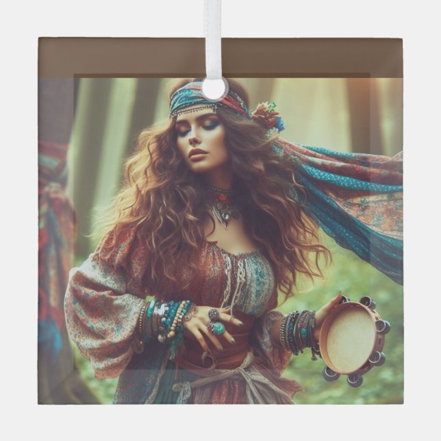 ADORNO DE CRISTAL DANCING GYPSI (Anverso)