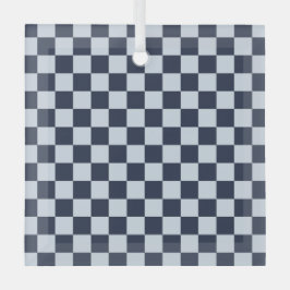 Adorno De Cristal Denim rinse checkerboard pattern