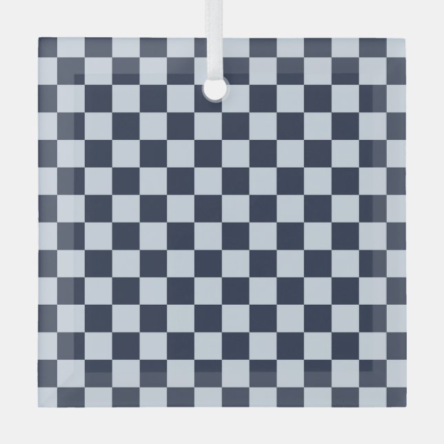 Adorno De Cristal Denim rinse checkerboard pattern (Anverso)