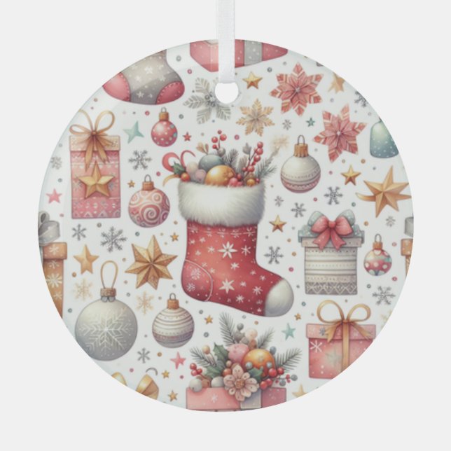 Adorno De Cristal Deseos de Navidad (Anverso)