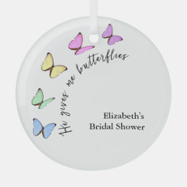 Adorno De Cristal Despedida de Soltera Me Pone la Mariposa en el Est